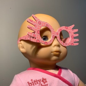 Doll Miniature Display Sized Luna Lovegood Spectrespecs 3D printed