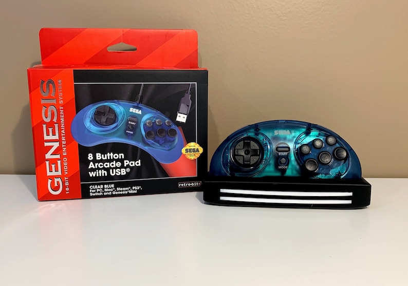 Single Retro-Bit Sega Genesis Arcade Pad Controller Stand image 1
