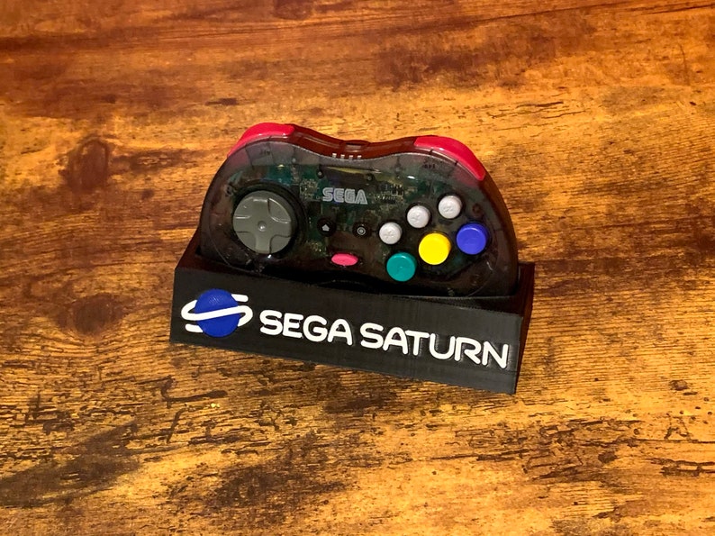 Retro-Bit Sega Saturn Lettering Controller Stand image 1
