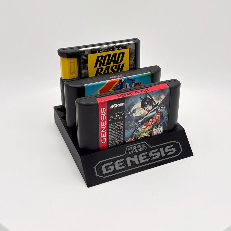 Sega Genesis Game Cartridge Holder Display Stand 3D Printed image 8