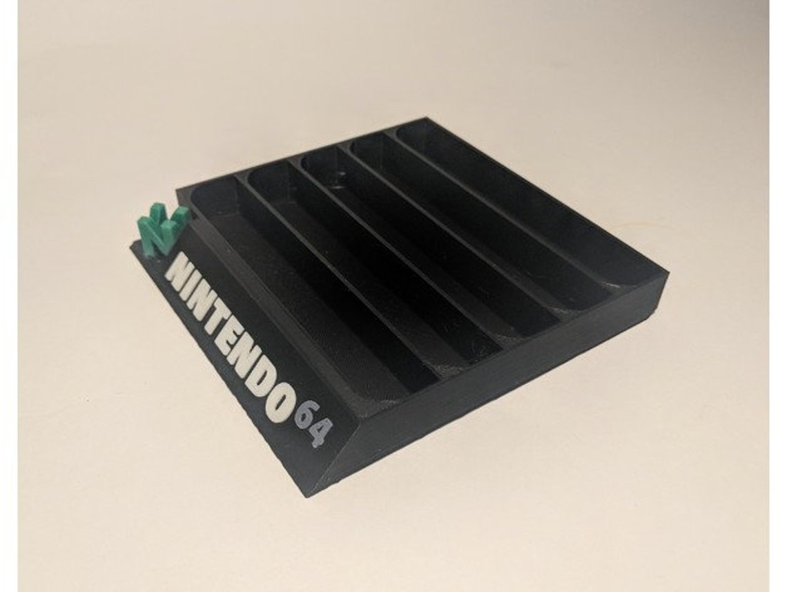 Nintendo 64 N64 Game Cartridge Holder Display Stand 3D Printed Etsy