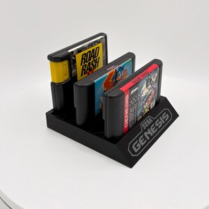Sega Genesis Game Cartridge Holder Display Stand 3D Printed image 7
