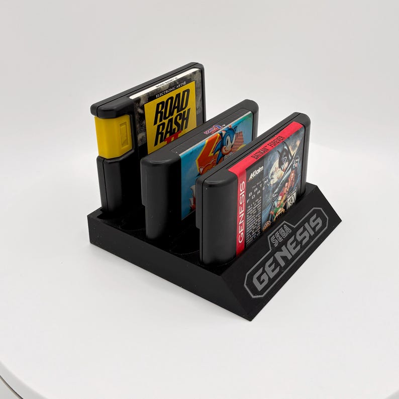 Sega Genesis Game Cartridge Holder Display Stand 3D Printed image 7