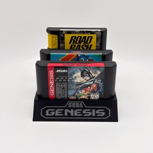 Sega Genesis Game Cartridge Holder Display Stand 3D Printed image 9