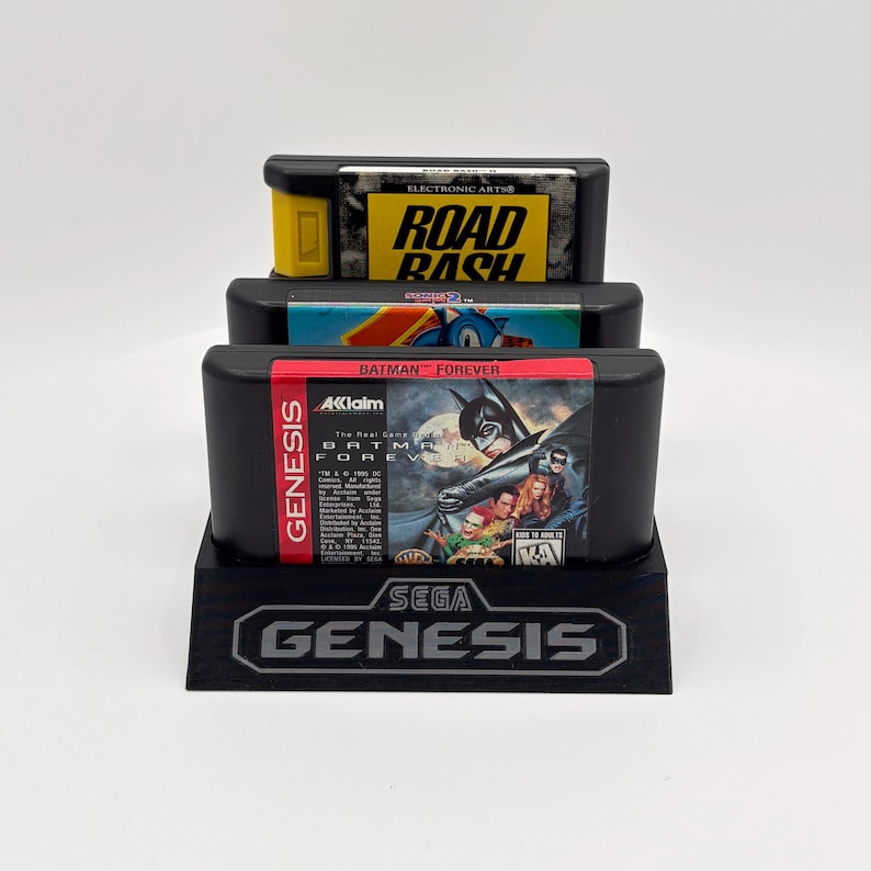 Sega Genesis Game Cartridge Holder Display Stand 3D Printed image 9