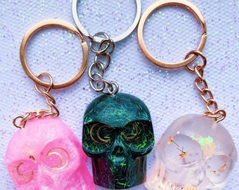 Llaveros calaveras personalizables