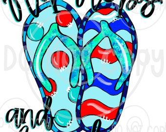 Summer Sublimation Transfer Peace Love Flip Flops Sublimation Transfer Flip Flops transfer Ready to Press Sublimation Transfer