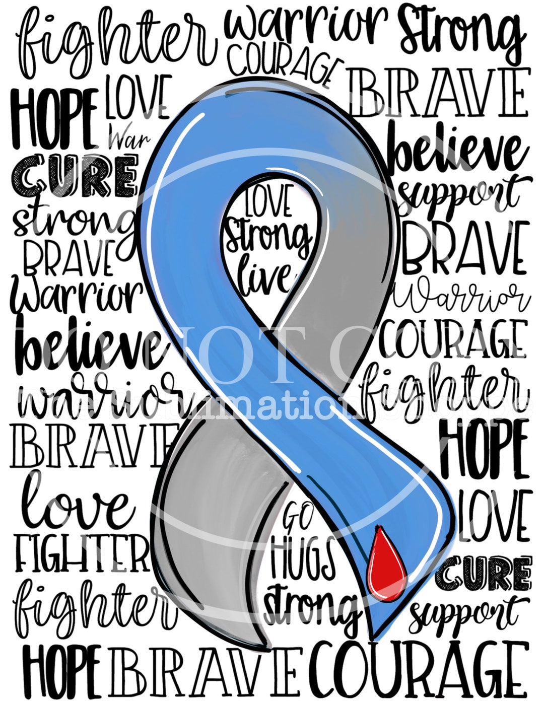 Diabetes Ribbon Print/awareness Design/ DIY Sublimation Transfer/ Heat ...
