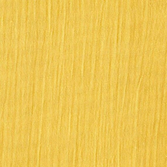 Cotton Gauze Fabric 100% Cotton 48/50 Inches Wide Crinkled Lightweight Sold  by the Yard. Yellow 