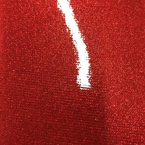 Upholstery Glitter Vinyl Glossy Sparkling Fabric By The Yard Used For-Apparel-Decorations-Shiny[Red] FREE SHIPPING!!!