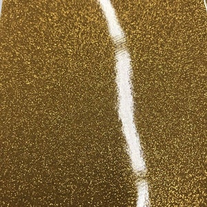 Upholstery Glitter Vinyl Glossy Sparkling Fabric By The Yard Used For-Apparel-Decorations-Shiny[Gold] FREE SHIPPING!!!