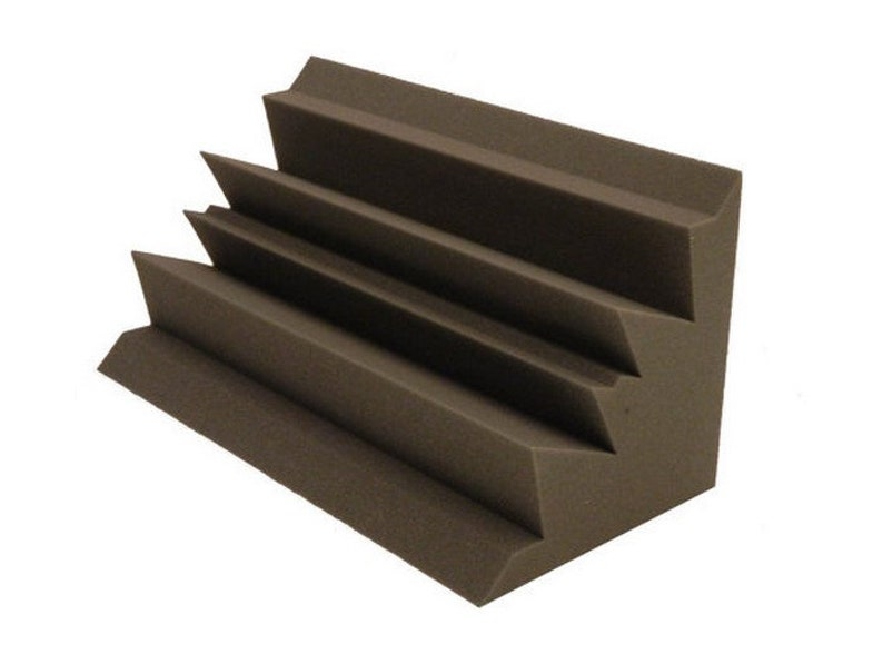Charcoal 4 Pack Acoustic Foam Bass Traps 12 X 12 X 24 Free Shipping!!!