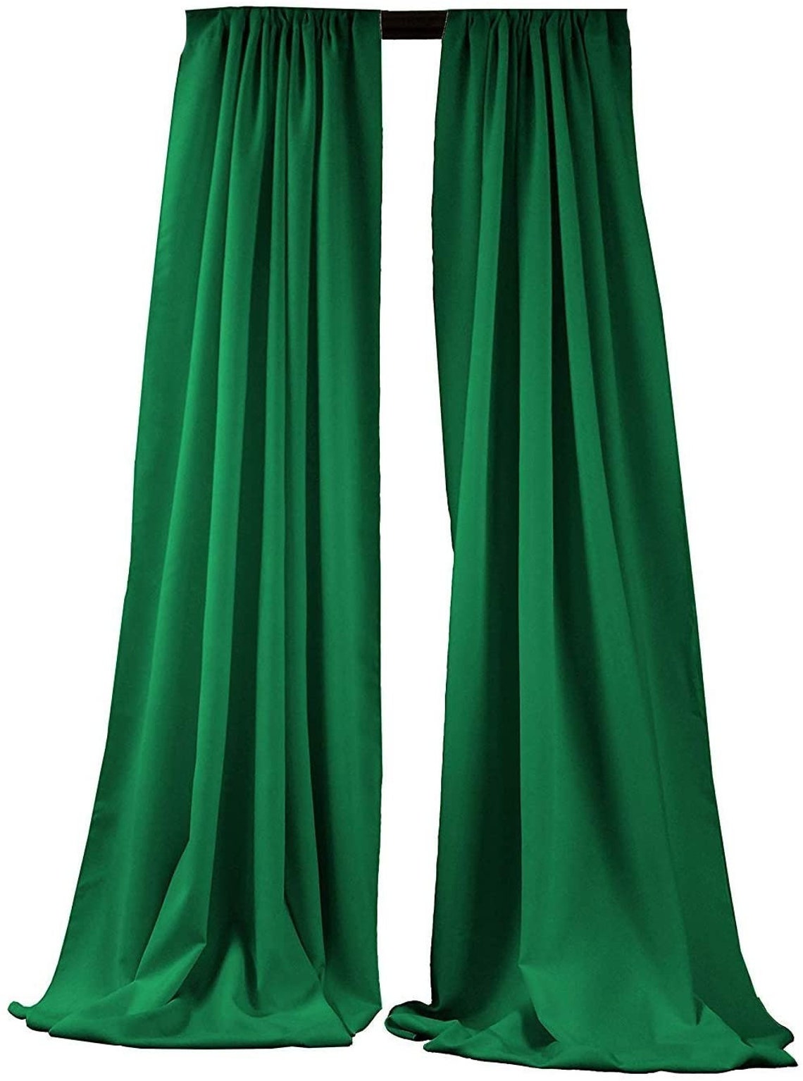 2 Panels 5 Feet Wide Polyester Seamless Backdrop Drape Curtain Panel - (Lilac, main image 1