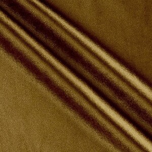 Upholstery Royal Velvet Fabric, 100% Polyester Upholstery Fabric (1 Yard, Gold)