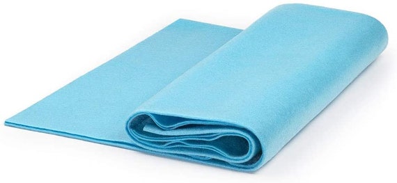 100% Acrylic Felt – 72" Wide X 1 Yard, Light Blue, Plush Polyester Blend 3 thumbnail image