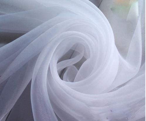 Chiffon Fabric 2 VOIL CHIFFON DRAPE PANEL 120 X 108 9ft WHITE SHEER BACKDROP WEDDING CURTAIN Wedding Backdrop Wedding