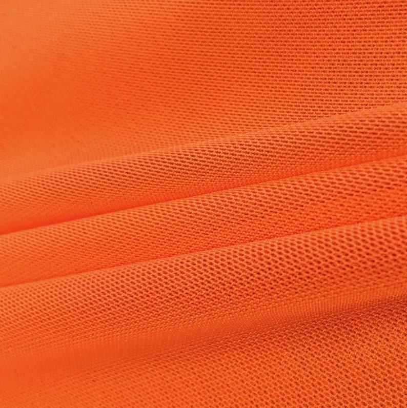 Solid Stretch Power Mesh Fabric Nylon Spandex Sold by the Etsy