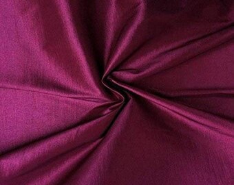 Medium Weight Stretch Two Tone Taffeta Fabric. Sold By The Yard. Raspberry