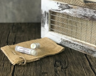 Natural Lip Balm, natural skin care, handmade, essential oils, chapstick, lip balm, no chemicals, no artificial scents
