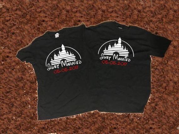 disney newlywed shirts