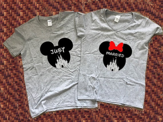 disney newlywed shirts