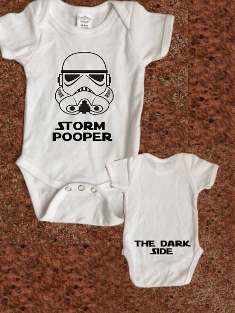 Original Stormtrooper A Little Short For A Stormtrooper Baby and Toddler Romper Suit