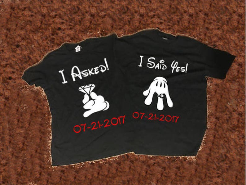 just engaged disney shirts