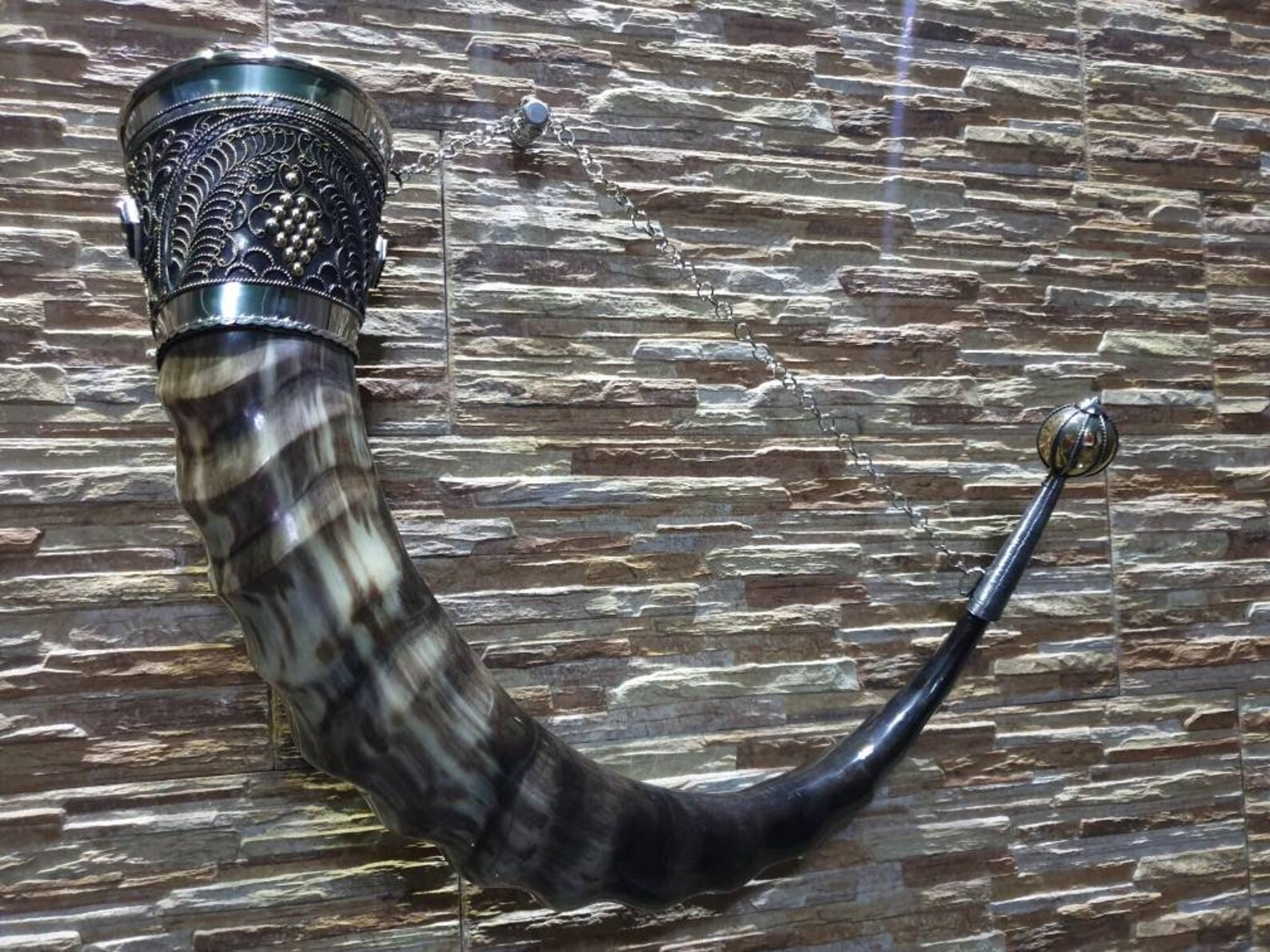 Handmade drinking wine horn New design Etsy