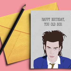 Tarjeta de felicitación de feliz cumpleaños: para la fiesta de cumpleaños, hipster, mala suerte, amigo, hermana, novio, novia, papá genial, impresión, regalo, amigo