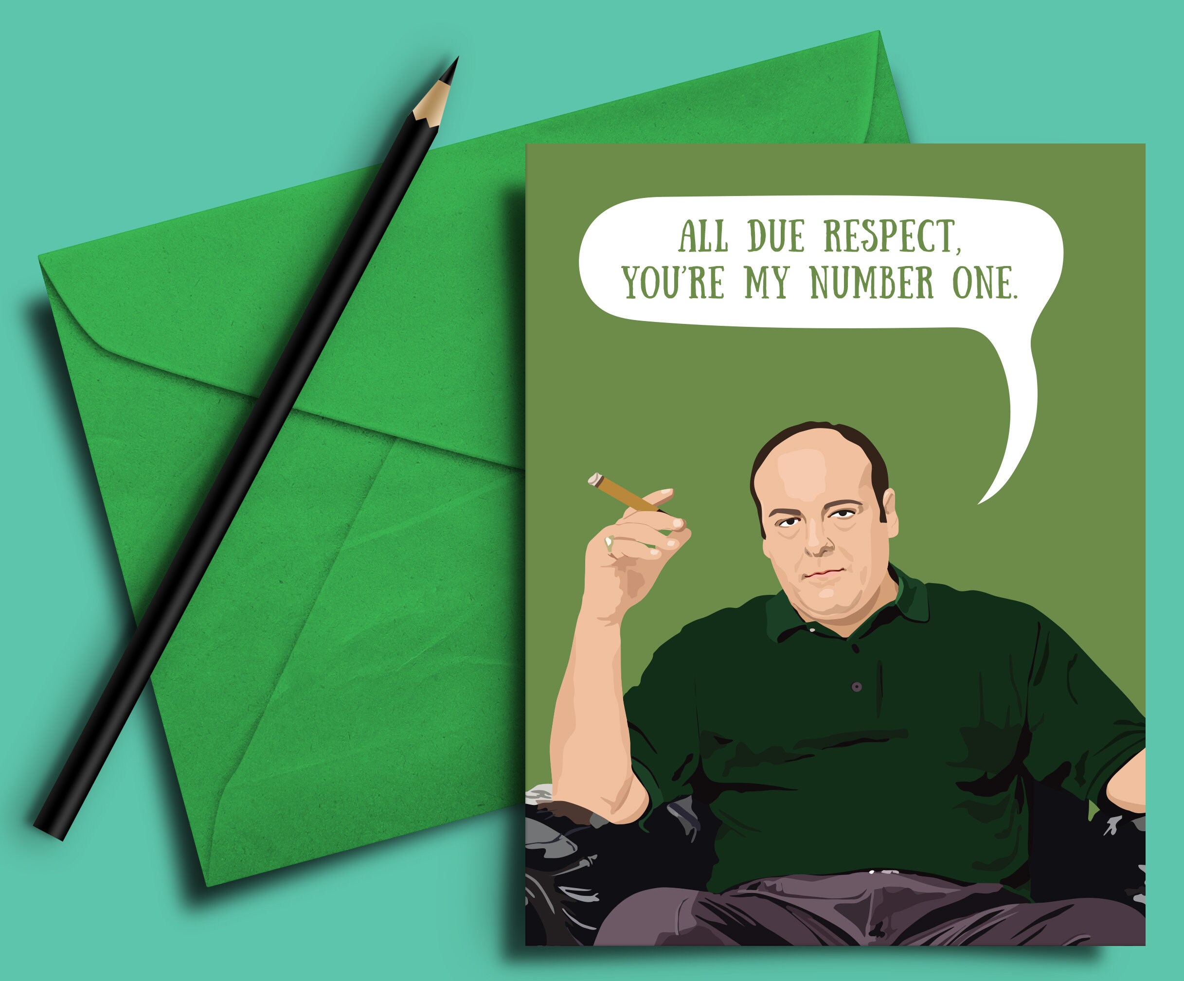 Tony Soprano Greeting Card Birthday Funny the Sopranos - Etsy