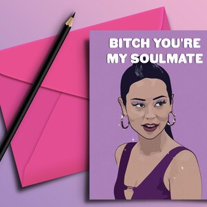 Wenskaart Maddy beste vriend soulmate - verjaardag, grappig, vriendin, vriend, dochter, zus, vriend, cadeau, liefde, Valentijnsdag, cadeau