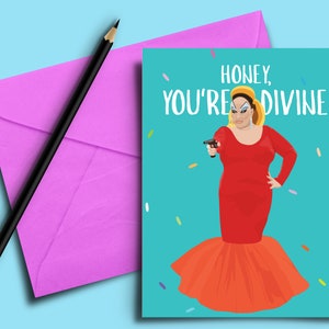 Funny Pink Flamingos Card - Birthday, Funny, Thanks, Father's Day, Dad, Boyfriend, Girlfriend, Gay, Queer, Love, Friend, LGBTQ, Gift for Him
