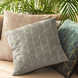 Cubierta de cojín de terciopelo de oro verde para sala de | Etsy