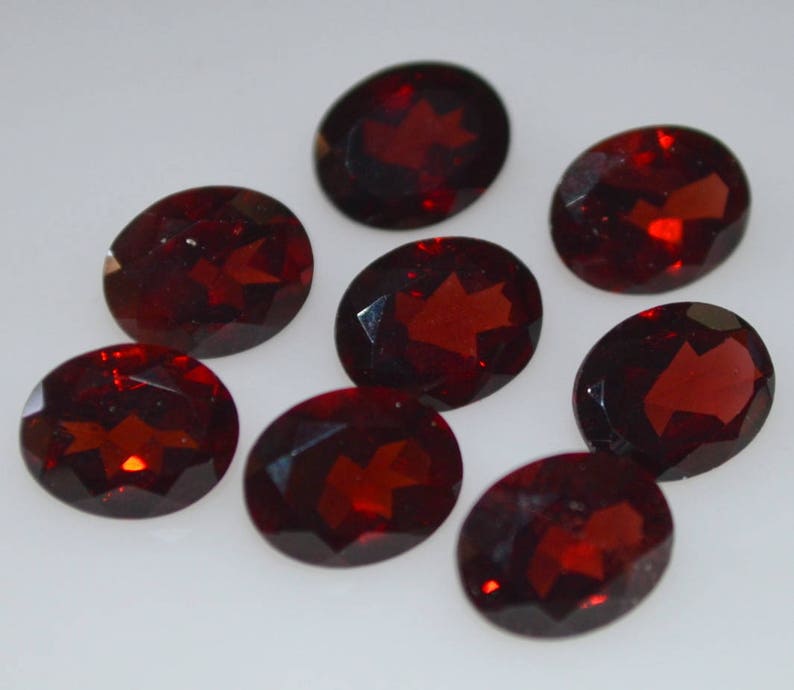 8x10 mm Natural garnet oval cut loose gemstone garnet oval AAA Quality