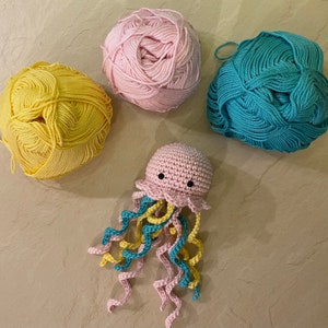 PATTERN Amigurumi Jellyfish Jayla the Jellyfish Digital Crochet Pattern US Terms image 1