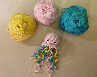Amigurumi Jellyfish Crochet Pattern: Jayla the Jellyfish (US Terms) (Digital Download)