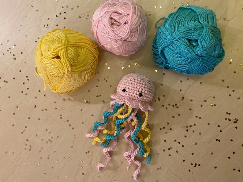 PATTERN Amigurumi Jellyfish Jayla the Jellyfish Digital Crochet Pattern US Terms image 6