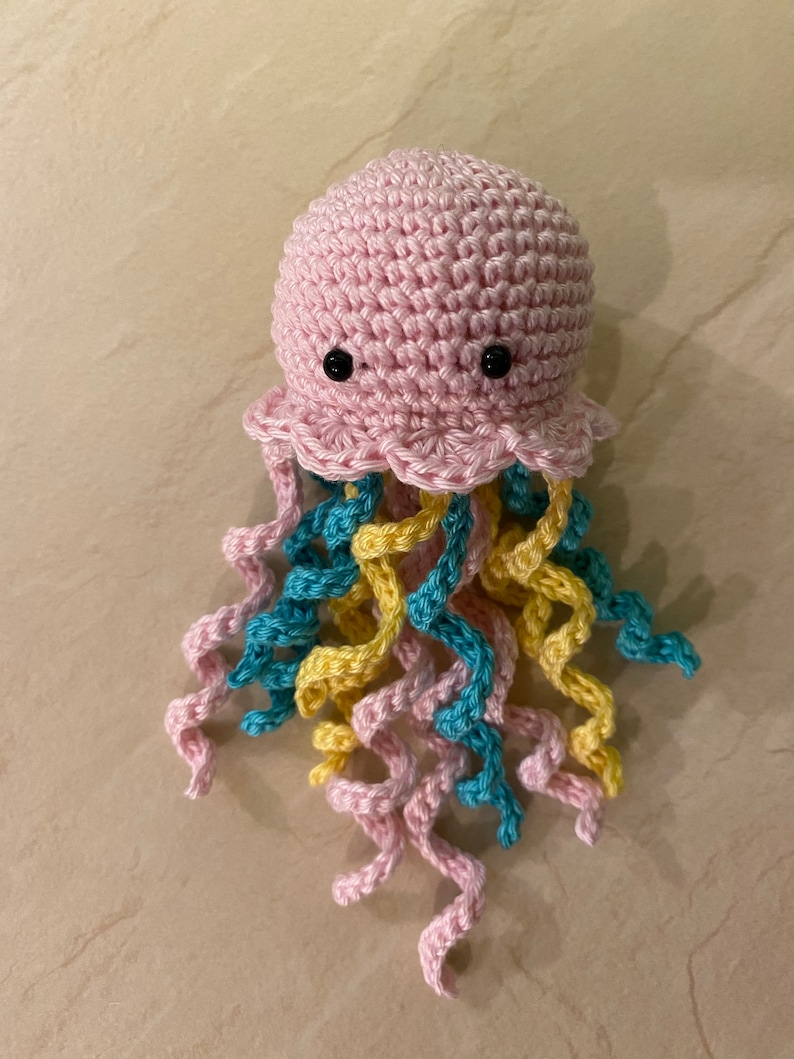 PATTERN Amigurumi Jellyfish Jayla the Jellyfish Digital Crochet Pattern US Terms image 3