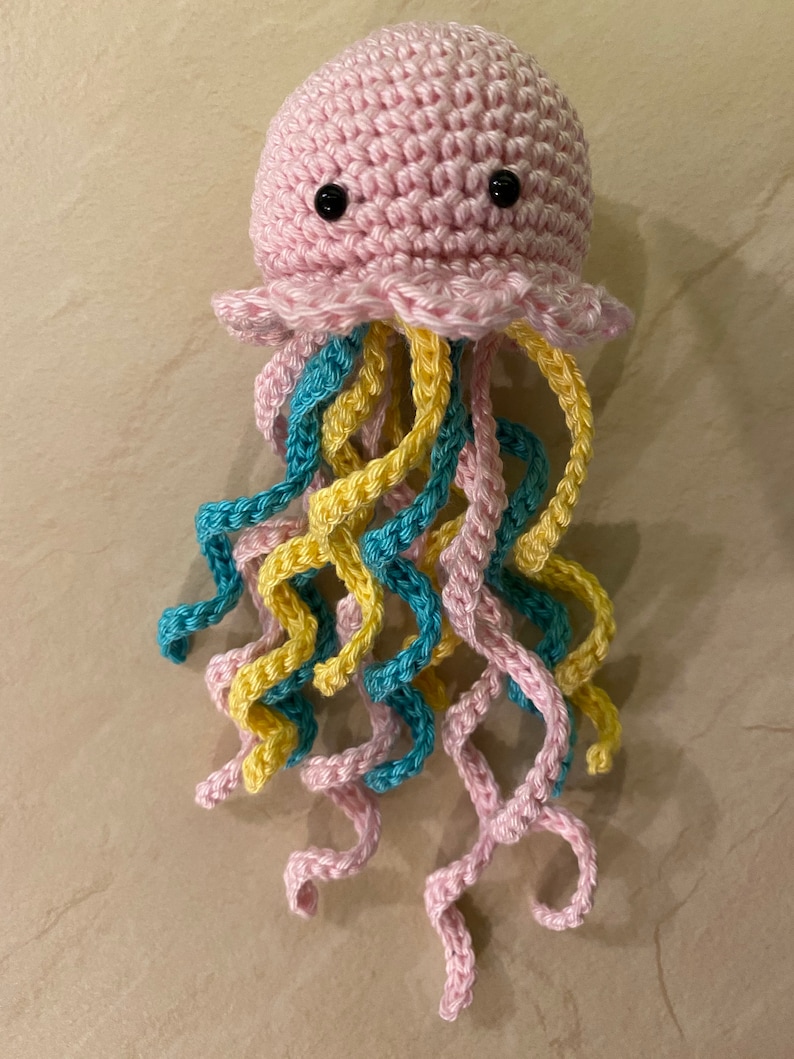 PATTERN Amigurumi Jellyfish Jayla the Jellyfish Digital Crochet Pattern US Terms image 4