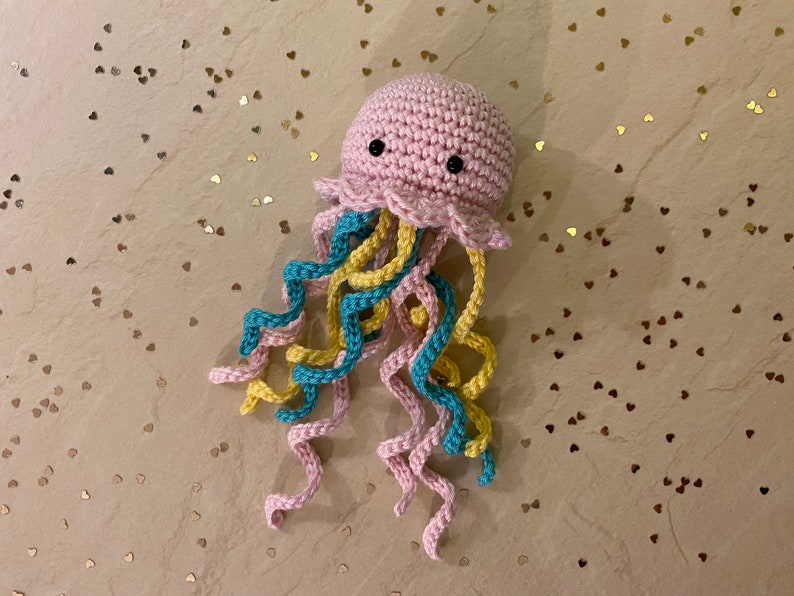 PATTERN Amigurumi Jellyfish Jayla the Jellyfish Digital Crochet Pattern US Terms image 2