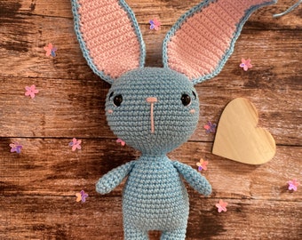 PATTERN -  Amigurumi Bunny - Billy the Bunny - Digital Crochet Pattern - US Terms