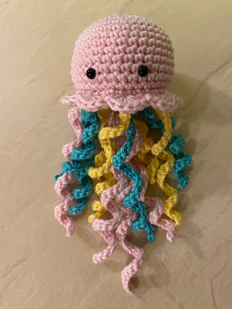 PATTERN Amigurumi Jellyfish Jayla the Jellyfish Digital Crochet Pattern US Terms image 5