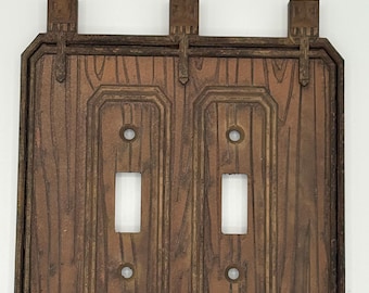 Themed Dual Light Switch Cover