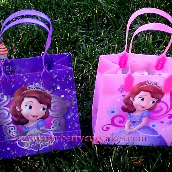 12 Princess Sofia candy bags / Princess Sofia bags/Princess Sofia party favors/Princess Sofia party bags