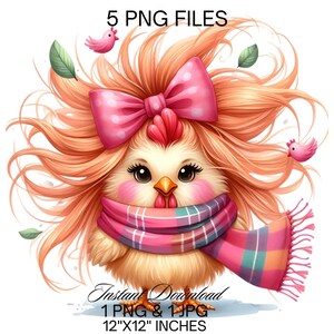 Crazy Chicken PNG Clipart | Cute Crazy Chicken Sublimation | Fancy Crazy Chicken Chick PNG | Crazy Chicken Farm Life Commercial Use