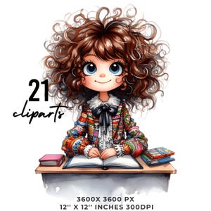 21 imágenes prediseñadas de profesor peculiar en el escritorio PNG Acuarela Diario basura, Scrapbooking, Fabricación de tarjetas, Fantasía, Caprichoso, Sublimación Uso comercial