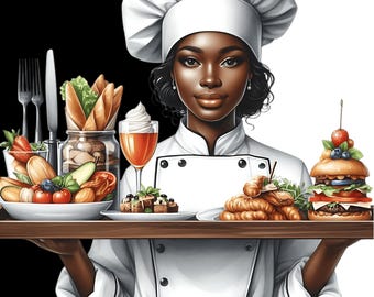 Imágenes prediseñadas de chef: mujeres chefs PNG, ilustración de cocina