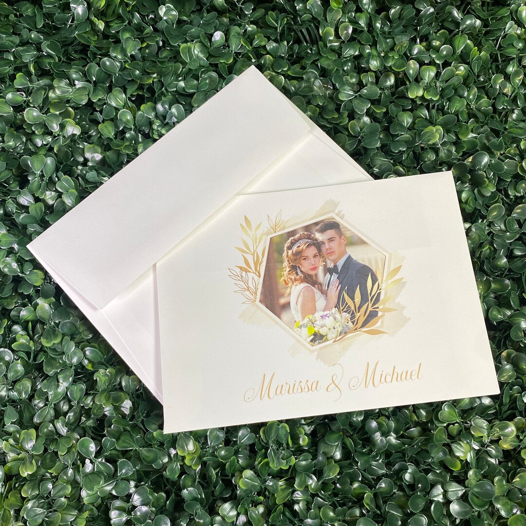Custom Photo Wedding Envelopes: White A7 Invitation Envelopes - Etsy