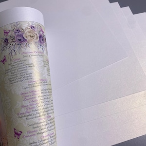 Ice White Pearlescent Paper Card Stock, Shimmer Paper, Invitation Paper, A4 Metallic Cardstock Paper, White Pearl Paper