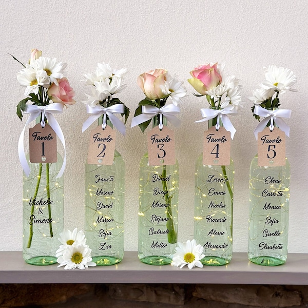 Tableau de mariage, wine bottles with names, wedding tableau mariage